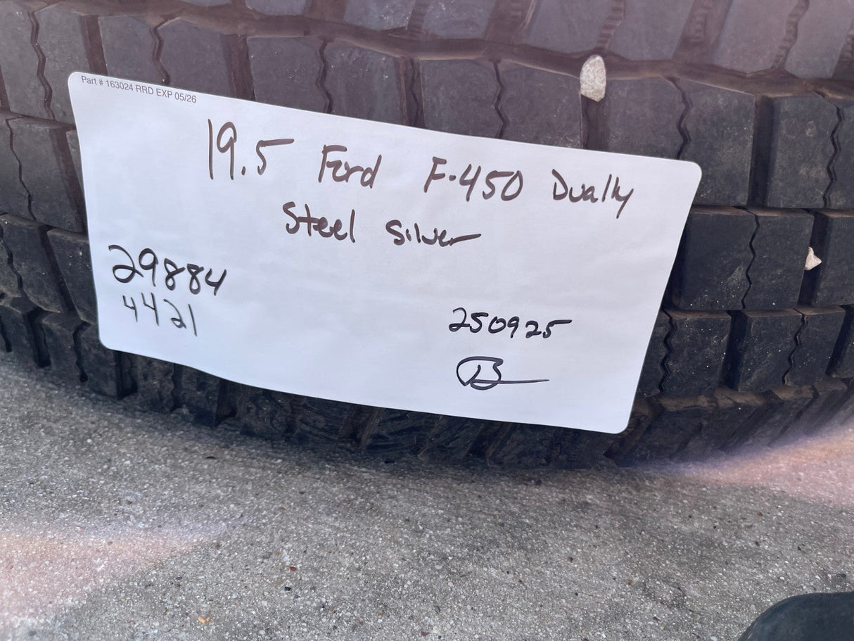 19.5" Ford F-450 Dually F-550 rims wheels RAM 4500 OEM 10x225 2024 2025 2026 Texas Truck Tire