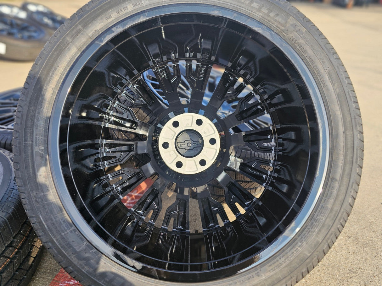 24" Chevy Tahoe Silverado OEM High Country wheels rims 2025 2026 NEW MICHELIN Texas Truck Tire
