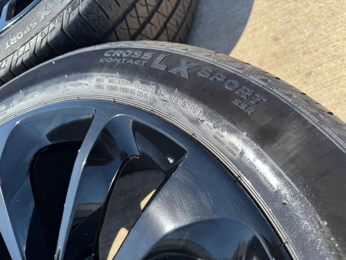 21" Bentley Bentayga OEM wheels rims black Mulliner Continental Flying Spur GT Texas Truck Tire