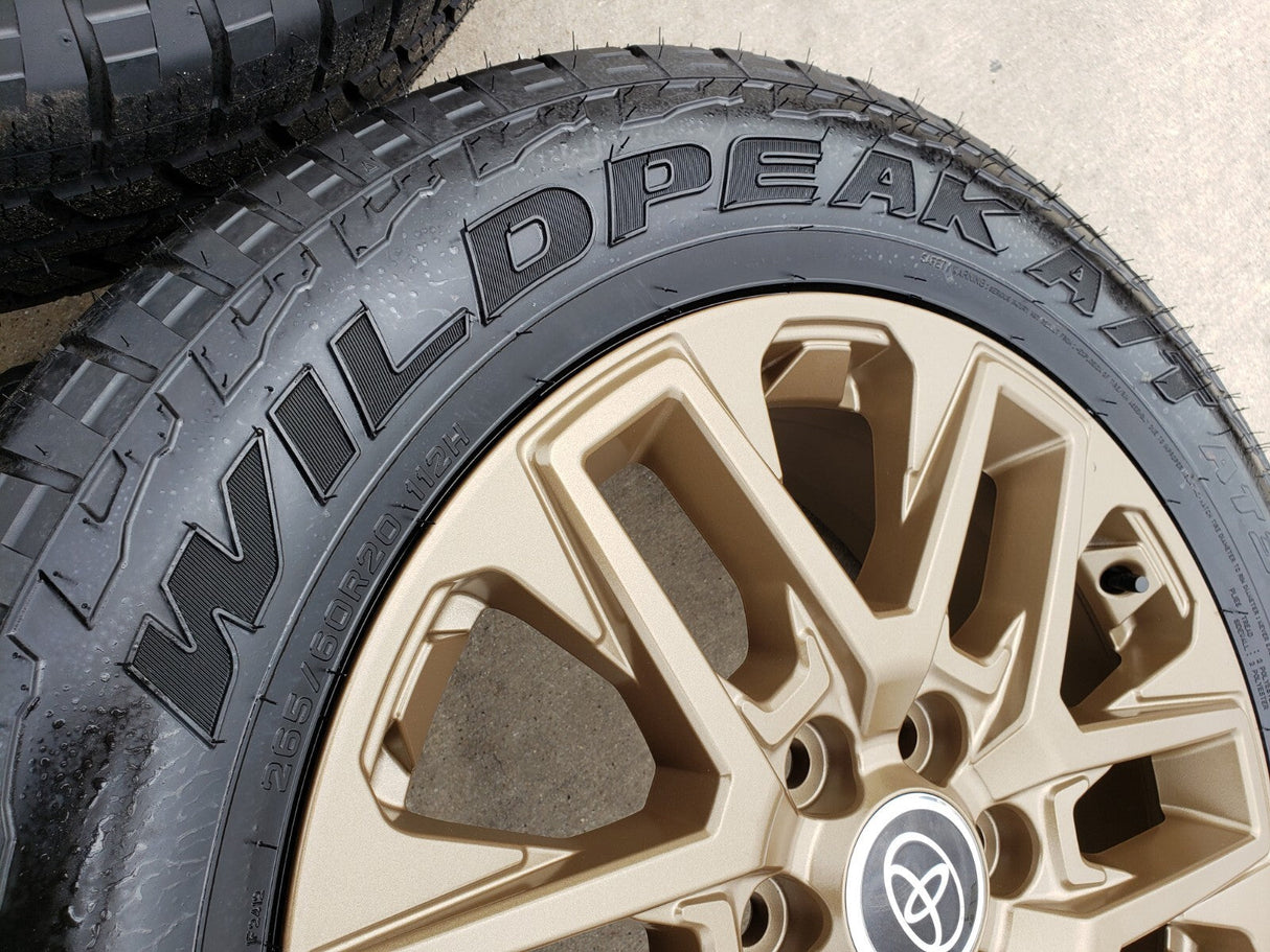 20" Toyota Tundra TRD OEM wheels rims BRONZE TSS 95295 Sequoia 2024 2025 NEW Texas Truck Tire