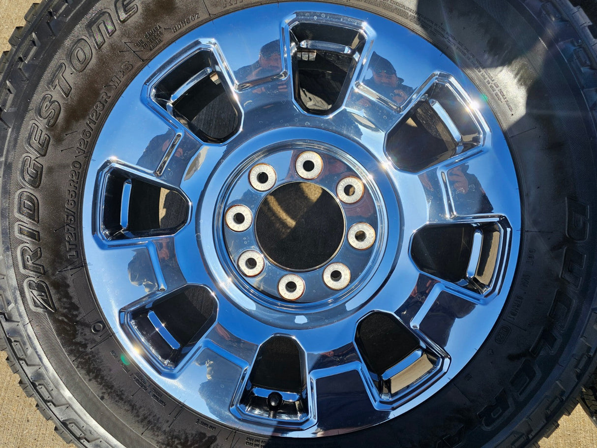 20" Ford F-250 F-350 OEM Lariat 10295 25085 10552 wheels rims 2025 2026 Texas Truck Tire