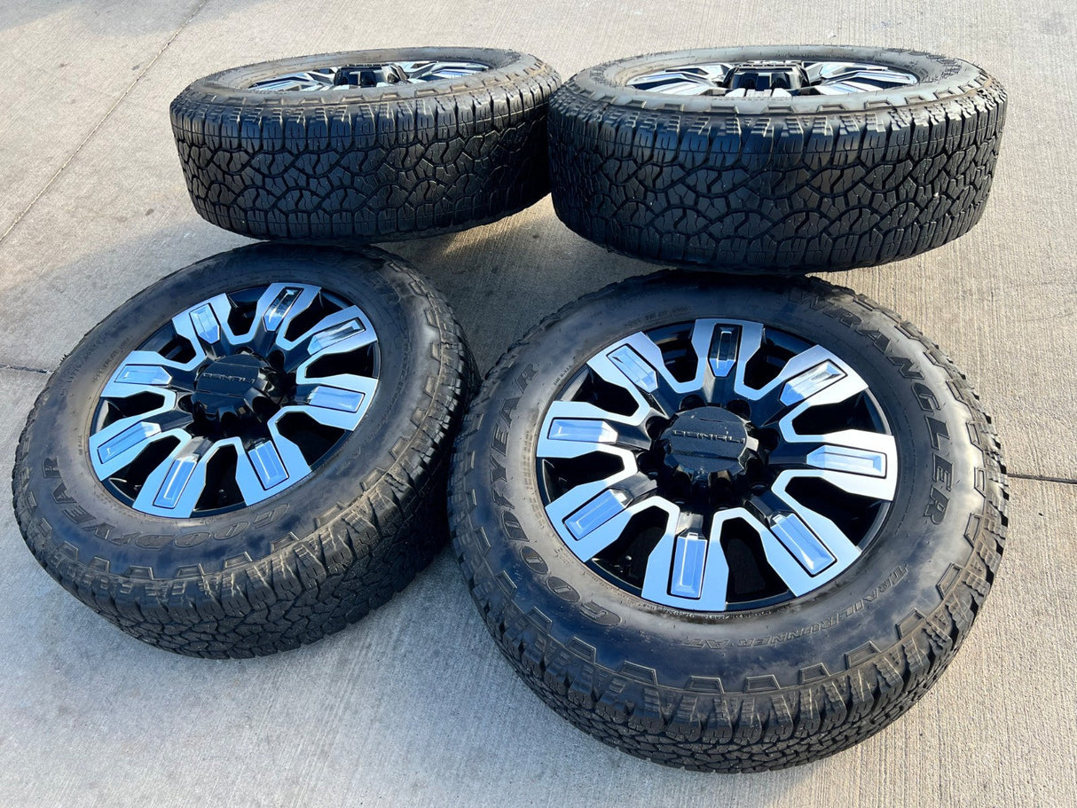 20" GMC Sierra AT4X 2500 3500 OEM wheels rims 5958 14138 Chevy Silverado Texas Truck Tire