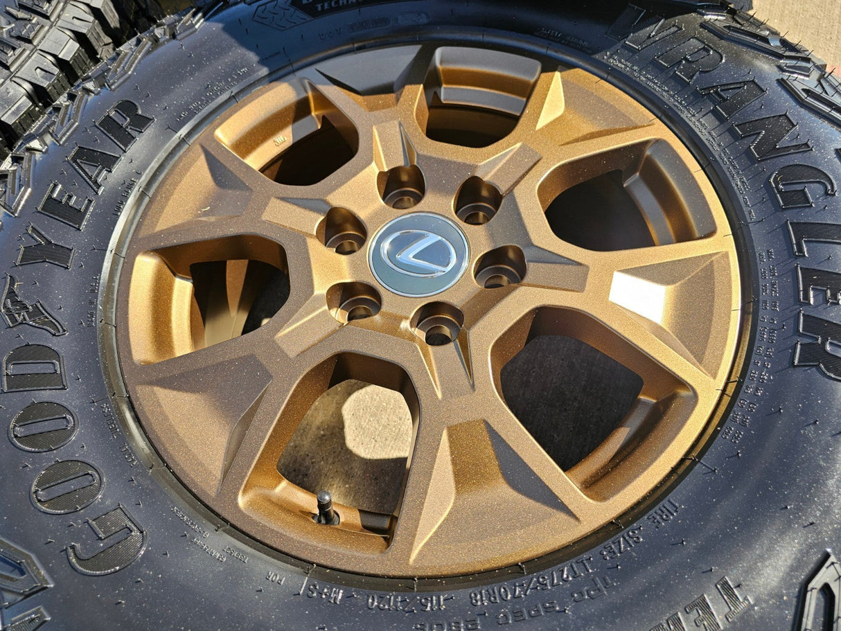 18" Lexus GX550 OEM wheels rims BRONZE Toyota Land Cruiser Tundra Sequoia NEW Texas Truck Tire