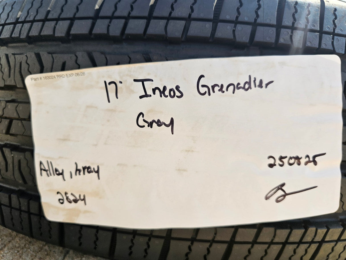 17" INEOS Grenadier OEM wheels rims tires 2023 2024 2025 2026 NEW Texas Truck Tire