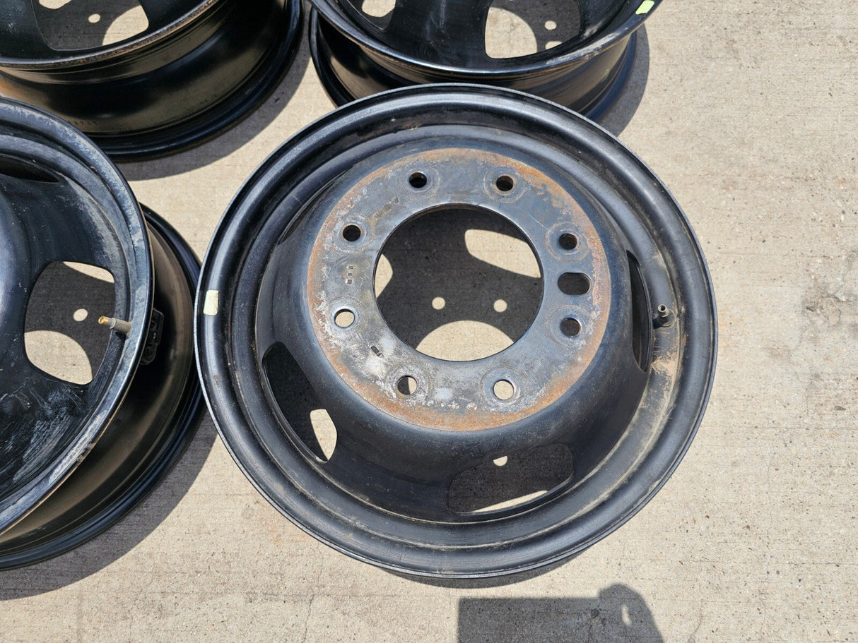 17" Dodge Ram 3500 Dually Laramie 8x200 wheels rims 2703 2704 OEM Texas Truck Tire