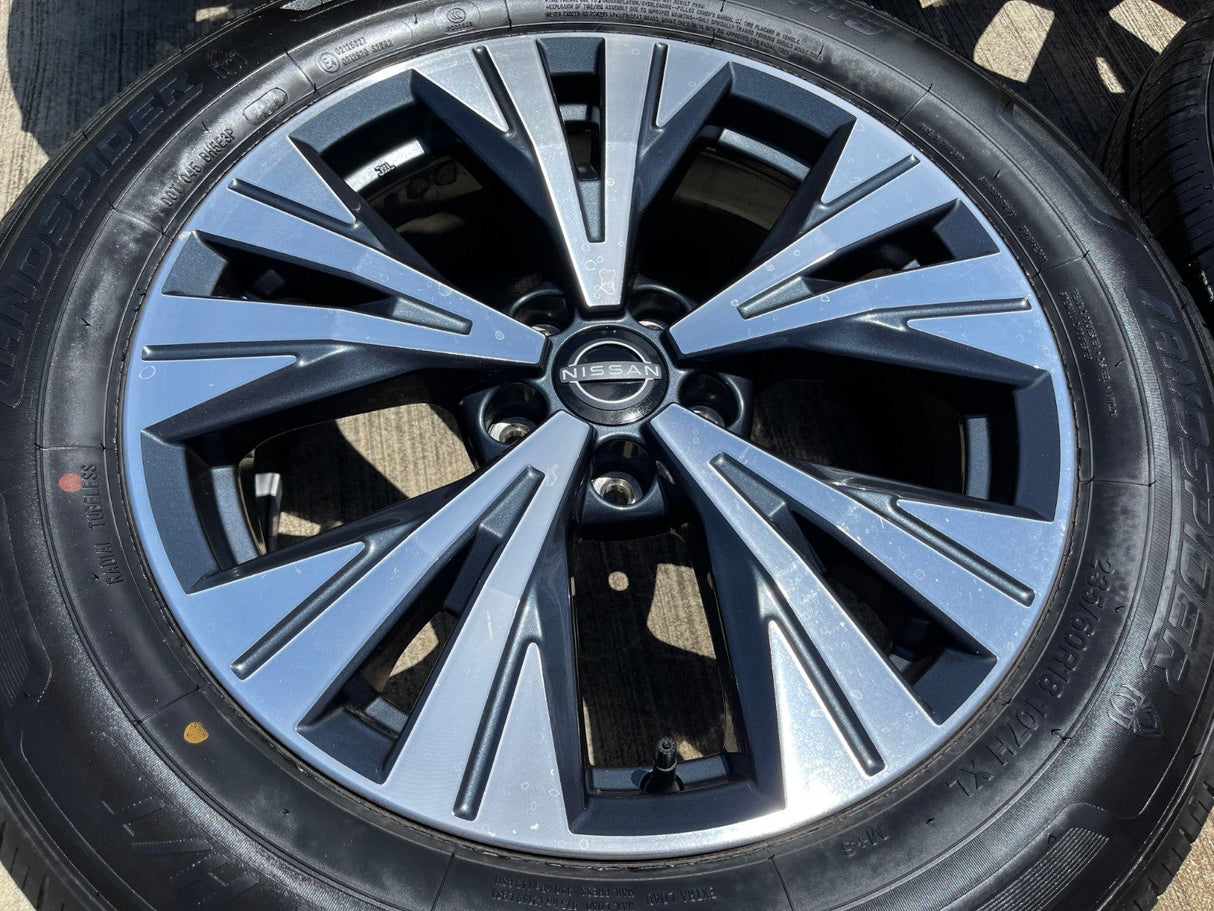 18" Nissan Murano Pathfinder FX35 FX45 QX60 OEM 62828 wheels rims 2023 2024 2025 Texas Truck Tire