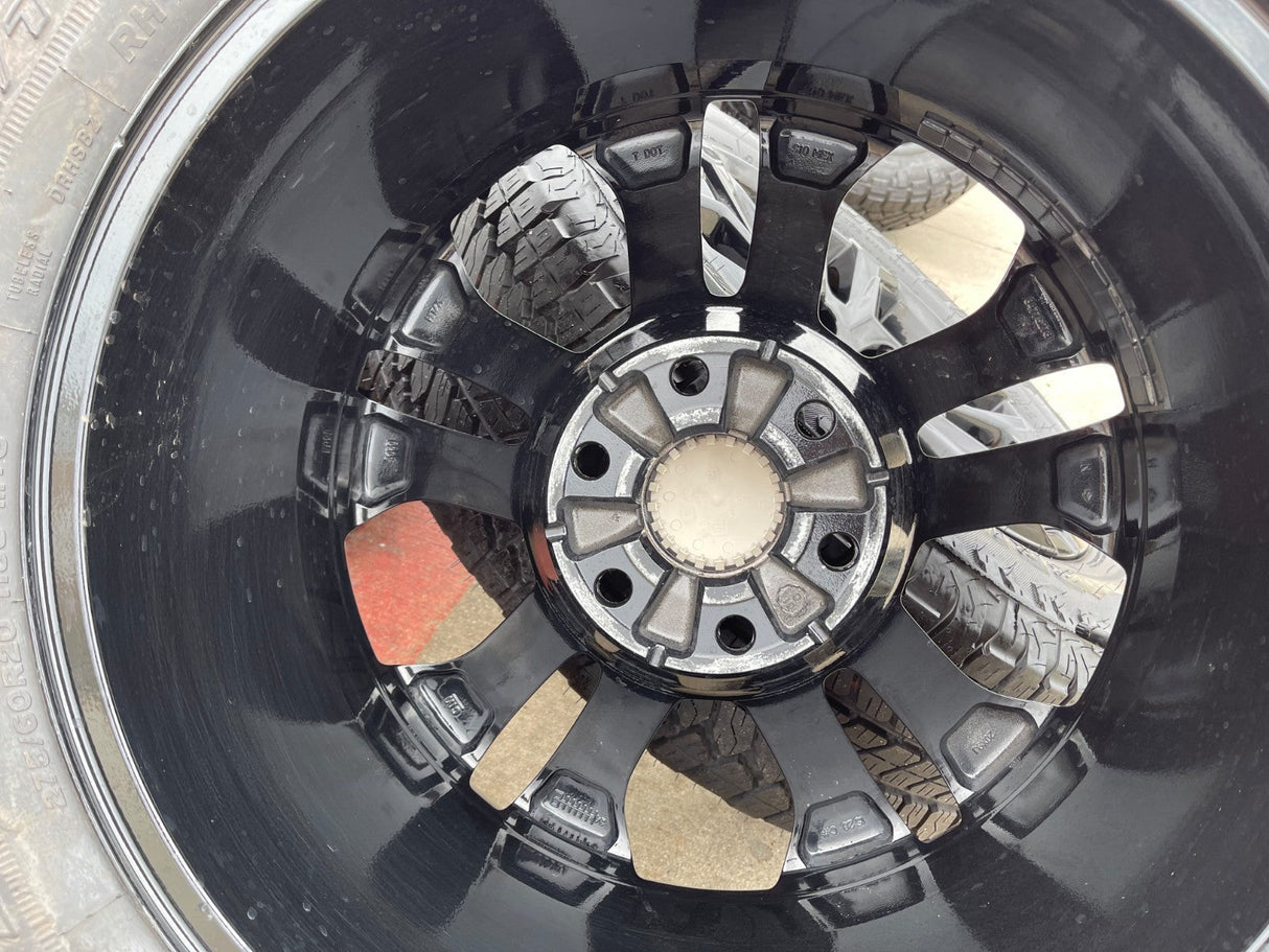 20" Chevy Tahoe Silverado OEM 14090 95417 wheels rims tires BRIDGESTONE A/T NEW Texas Truck Tire