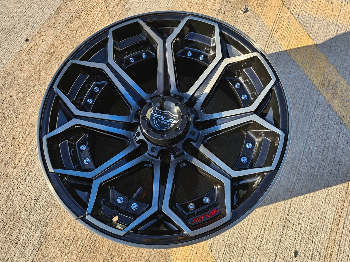(1) 20x10 4play 4P80R wheel rim 8x165 NEW ET -24 Chevy GMC Ram 2500 3500 Texas Truck Tire