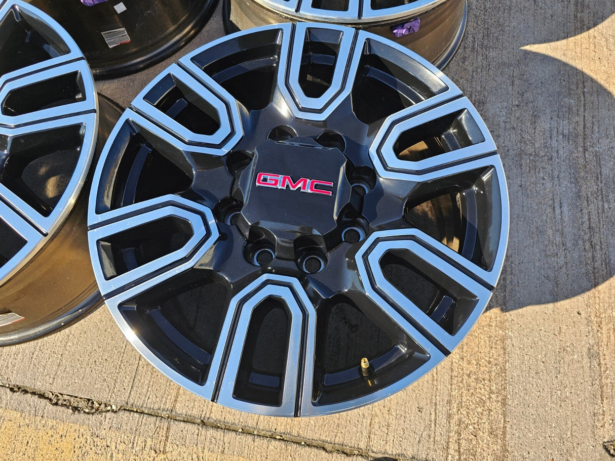 20" GMC Sierra AT4 2500 3500 OEM wheels rims 5950 Silverado 2023 2024 2025 2026 Texas Truck Tire