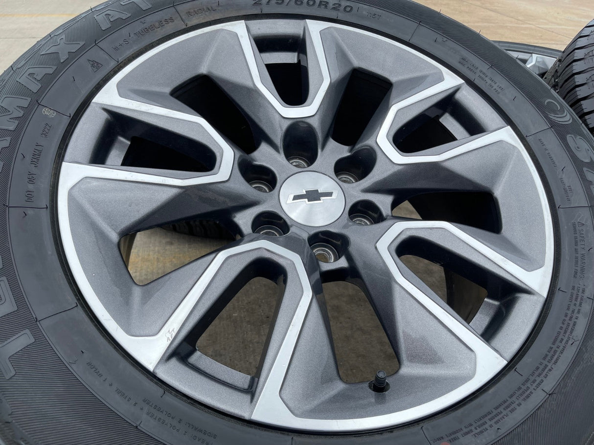 20" Chevy Silverado 1500 Tahoe Suburban OEM 5915 5916 wheels rims 2023 2024 2025 Texas Truck Tire