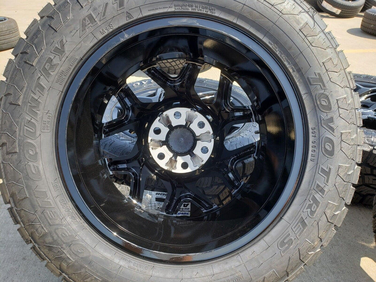 20" GMC Sierra Yukon AT4X Tahoe OEM 95369 wheels rims 2023 2024 2025 NEW Texas Truck Tire