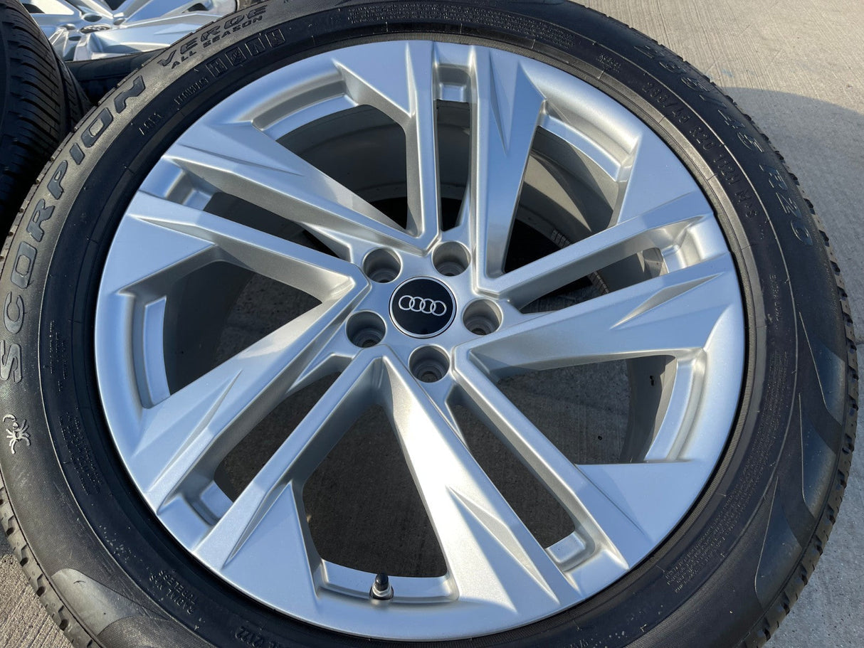 20" Audi Q7 OEM wheels rims Q8 RS S VW Atlas 12053 tires 2022 2023 2024 2025 Texas Truck Tire