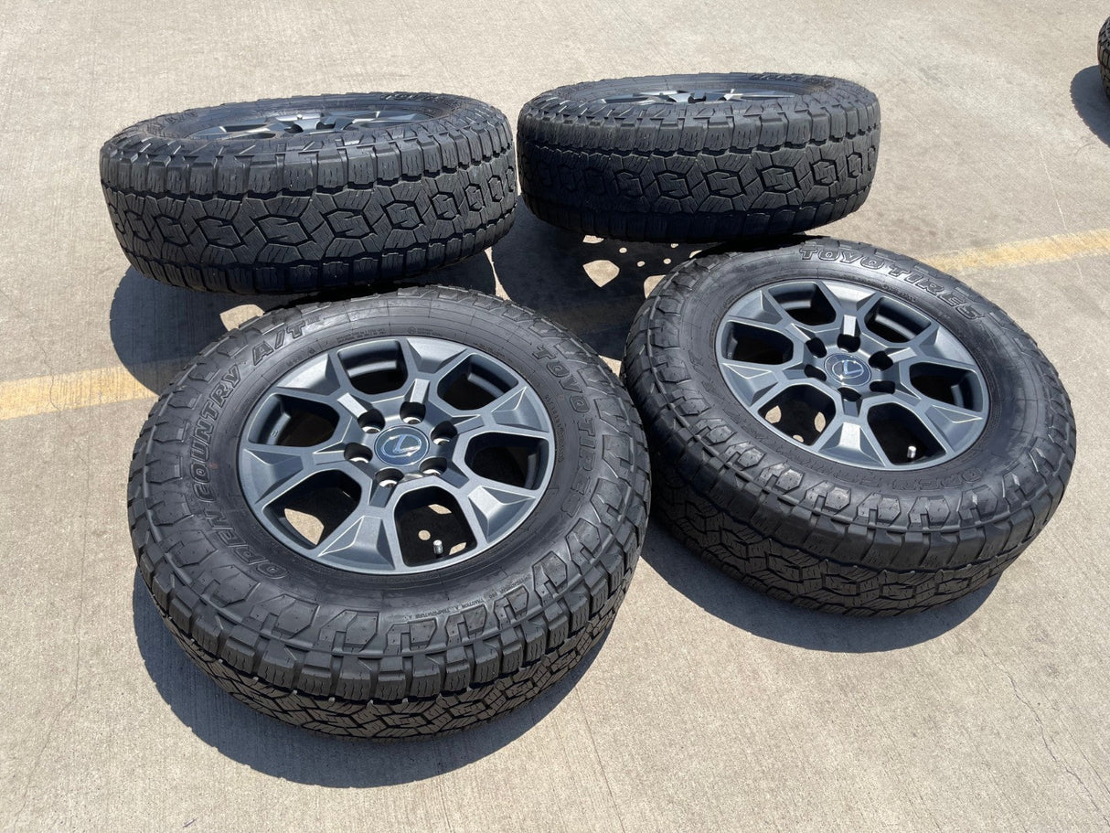 18" Lexus GX550 OEM 10544 wheels rims Land Cruiser Tundra Sequoia 2024 2025 Texas Truck Tire
