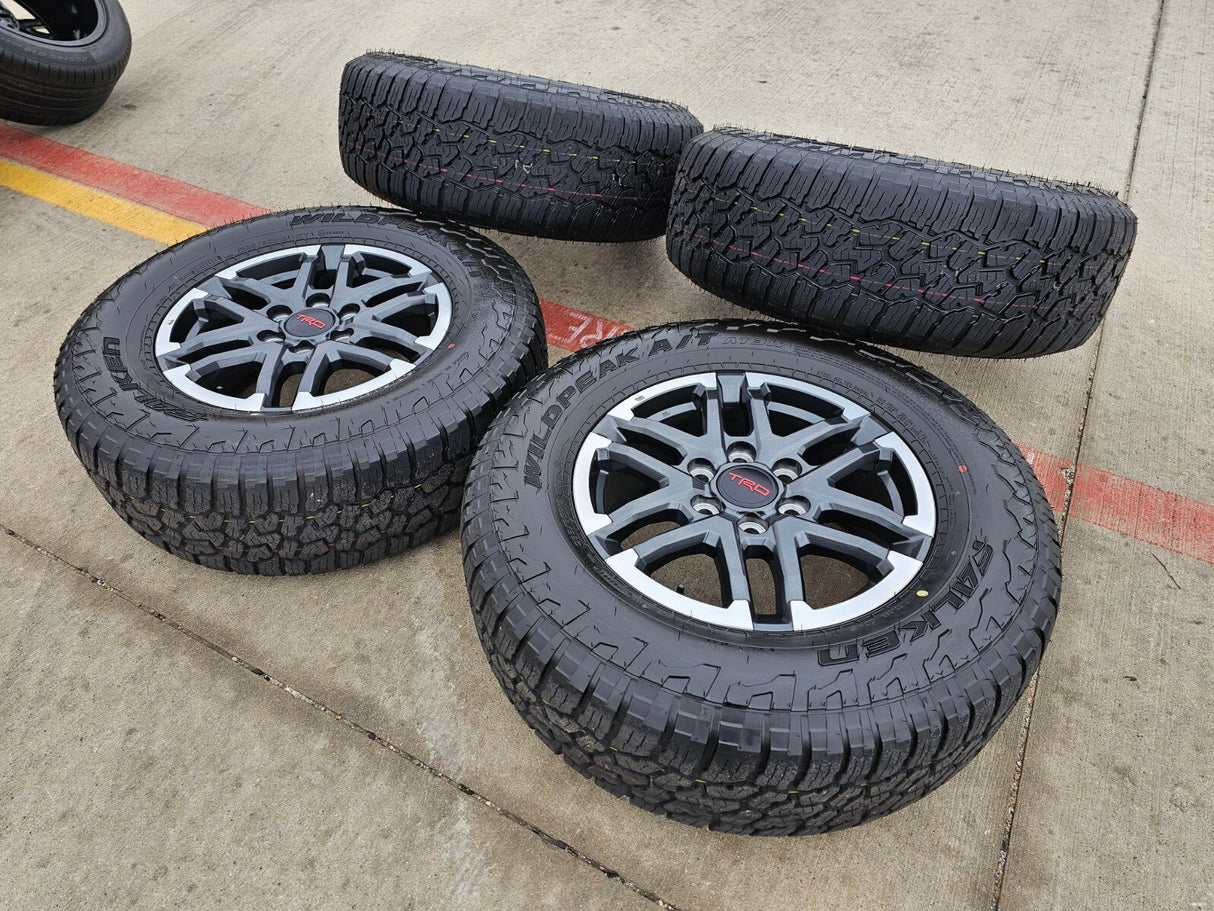 18" Toyota Tacoma TRD OEM 10641 wheels rims 2024 2025 2026 FALKEN NEW 33" Texas Truck Tire