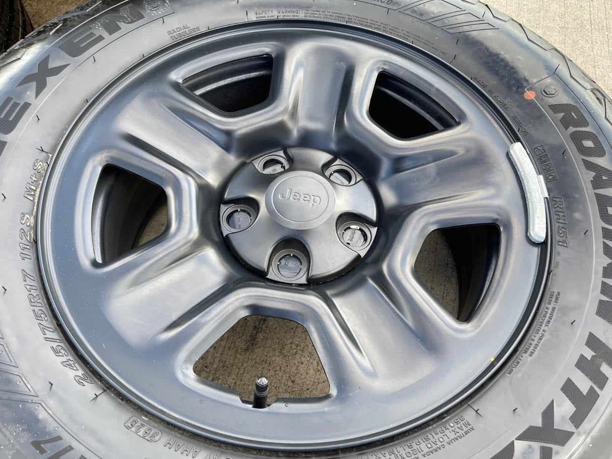 17" Jeep Gladiator OEM wheels rims Steel 9220 9240 Wrangler 2025 2026 NEW Texas Truck Tire