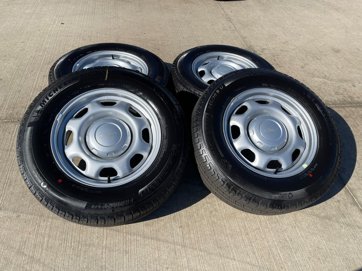 17" Ford F-150 OEM rims wheels 3857 tires steel 2022 2023 2024 2025 2026 NEW Texas Truck Tire