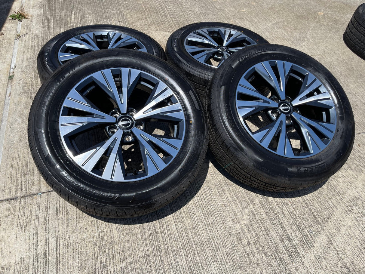18" Nissan Murano Pathfinder FX35 FX45 QX60 OEM 62828 wheels rims 2023 2024 2025 Texas Truck Tire