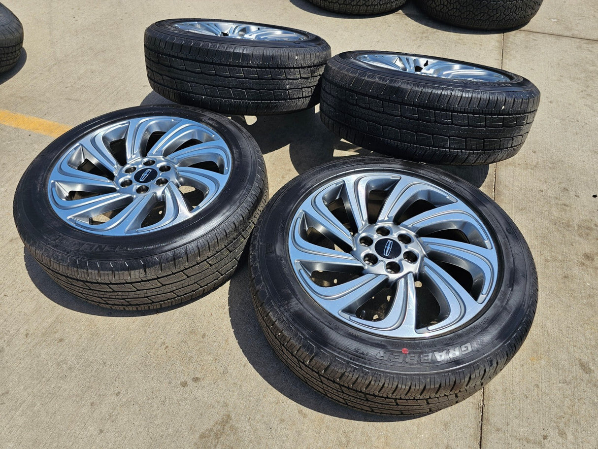 22" Lincoln Navigator OEM rims wheels tires 10497 RESERVE 2023 2024 2025 NEW Texas Truck Tire