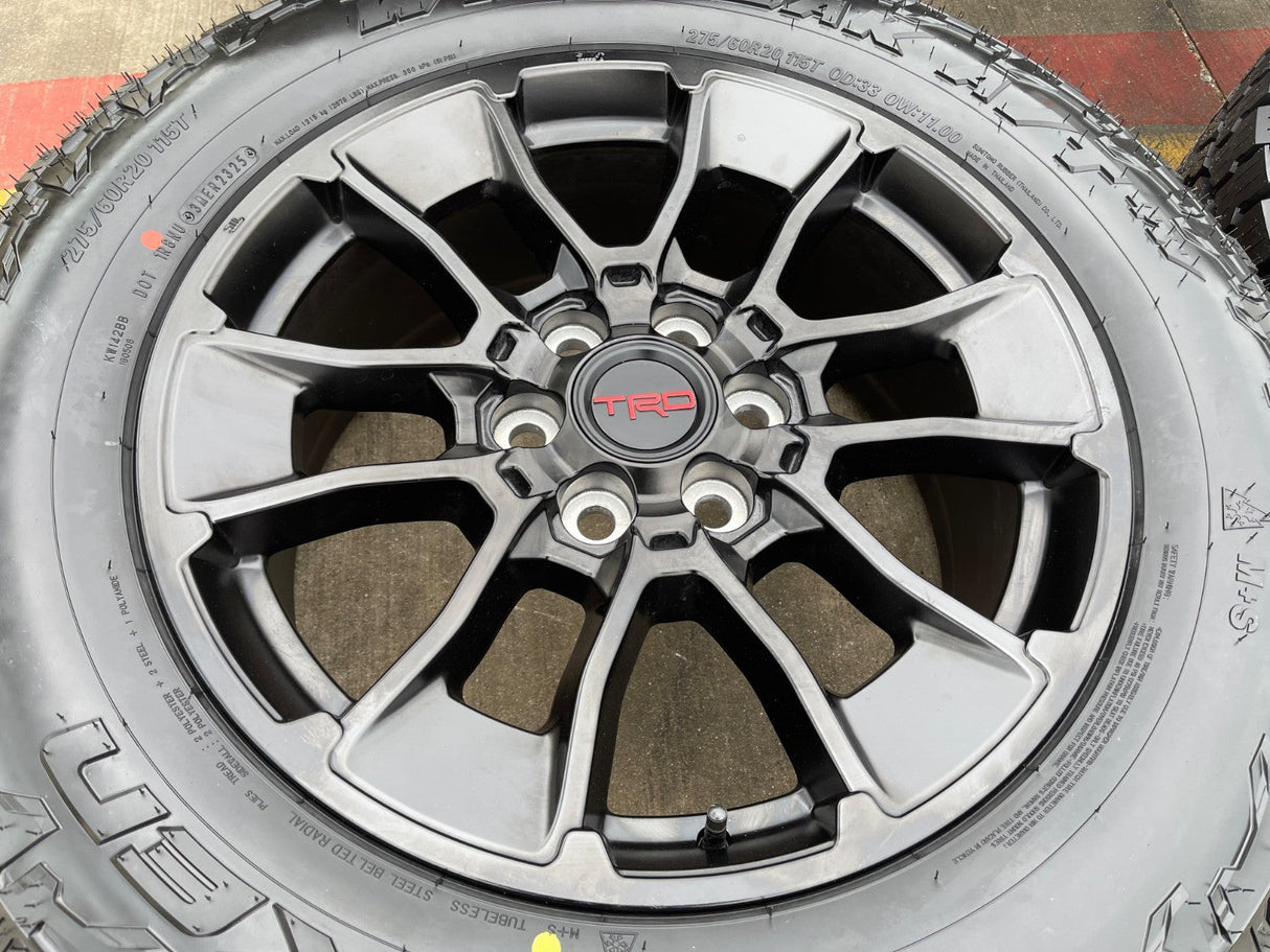 20" Toyota Tundra TRD OEM wheels rims 95314 65196 Sequoia FALKEN 2026 NEW 33" Texas Truck Tire