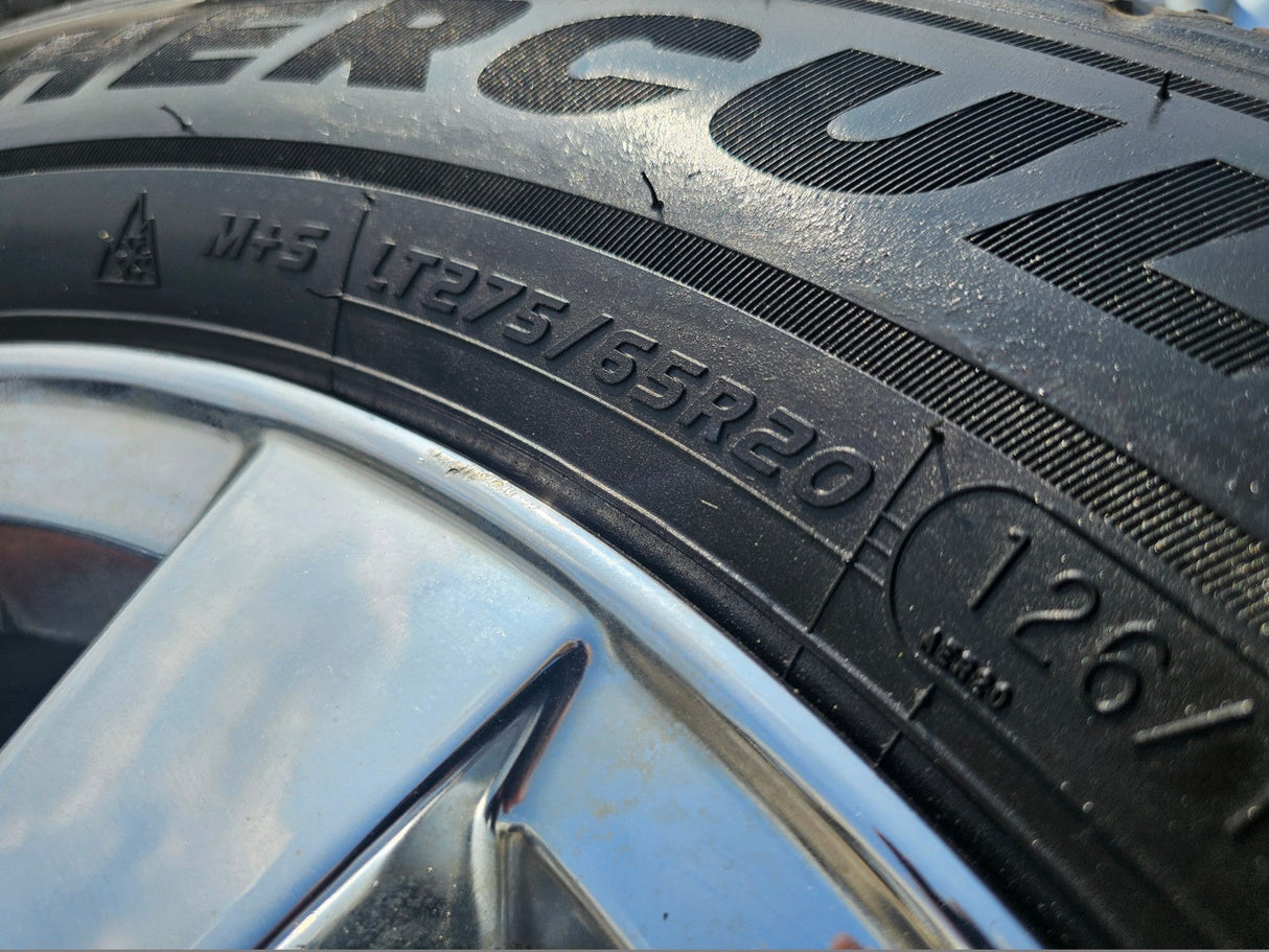 20" GMC Sierra 2500 3500 DENALI OEM 5704 wheels rims tires HERCULES Texas Truck Tire
