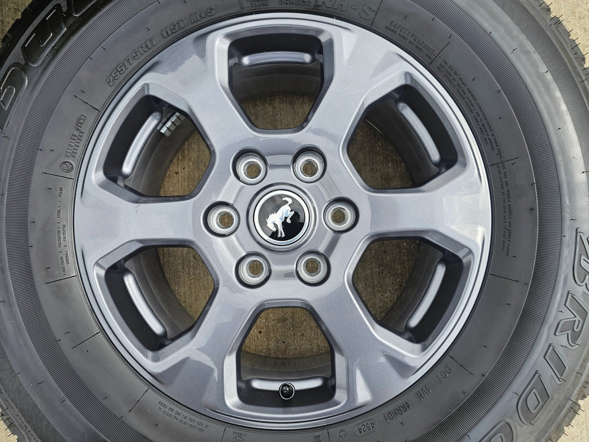 17" Ford Bronco Big Bend wheels rims 10384 OEM Ranger 2023 2024 2025 2026 NEW Texas Truck Tire