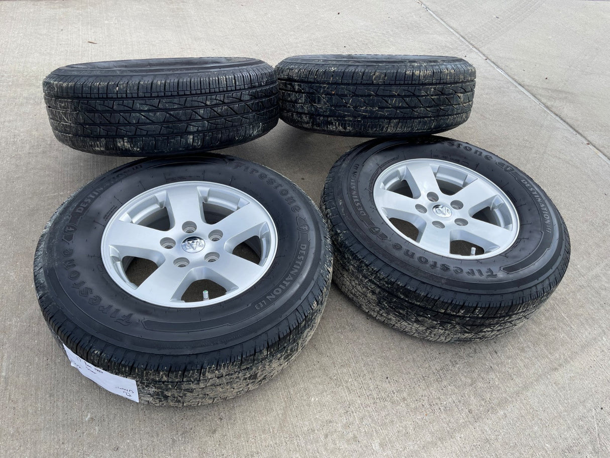 17" Dodge Ram 1500 OEM 2362 wheels rims 5x139 5x5.5 FIRESTONE Texas Truck Tire