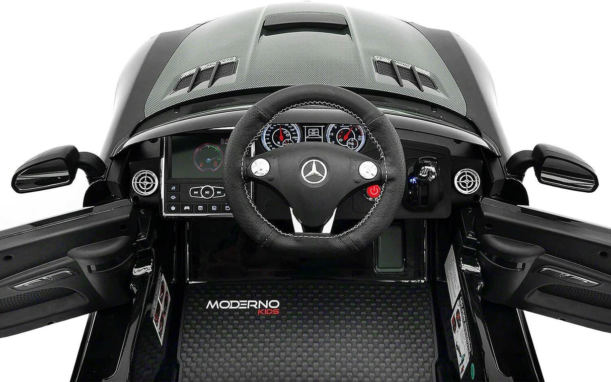 2022 Obsidian SLS AMG Mercedes Benz Ride-On Car for Children 12V Battery-Powered Kids Toy