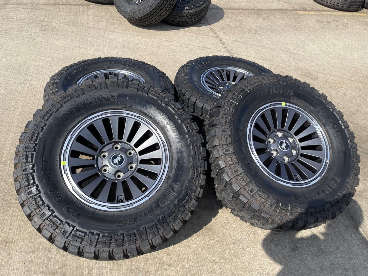 17" Ford Bronco HERITAGE Edition wheels rims 2024 2025 2026 tires 35" Texas Truck Tire