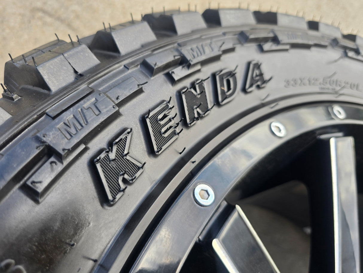 20x10 20" Lethal Off-Road Chevy Silverado Ford F-150 RAM wheels rims 6x139 6x135 Texas Truck Tire