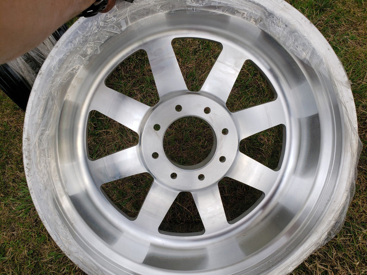 22x12 American Force G55 Tempo SS Polished Ram 2500 3500 wheel rim 8x165 NEW Texas Truck Tire