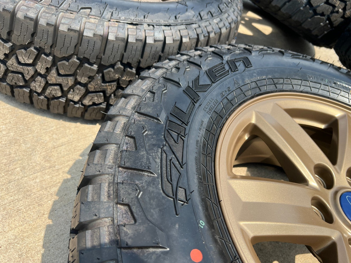 17" Ford F-150 OEM BRONZE Tremor rims wheels tires 10339 FALKEN A/T3 NEW Texas Truck Tire