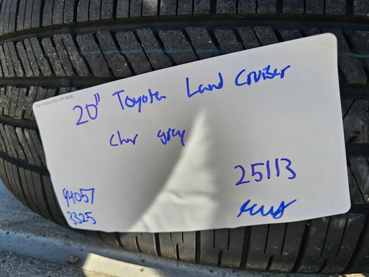 20" Toyota Land Cruiser OEM wheels rims 94057 Tundra Sequoia 2024 2025 2026 NEW Texas Truck Tire