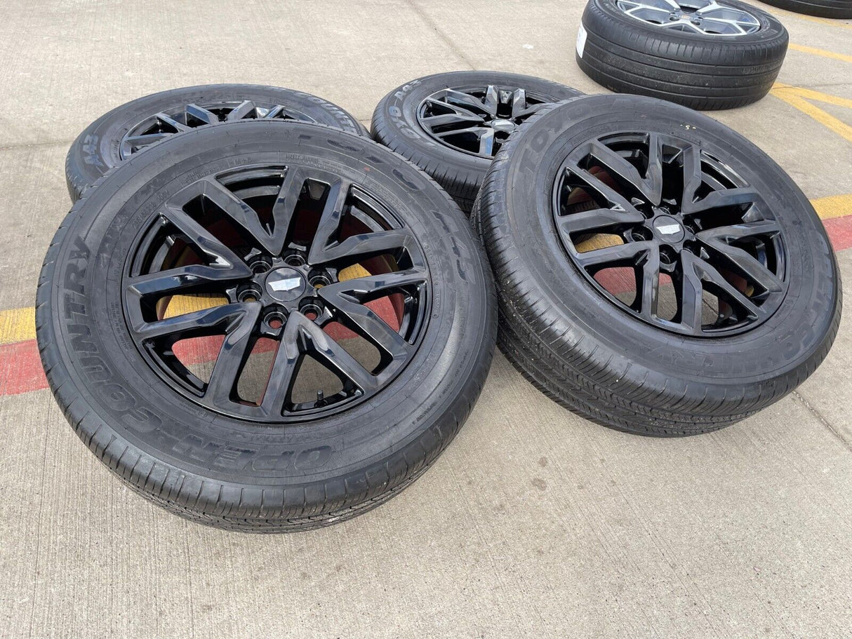 18" Cadillac XT6 XT5 SRX OEM wheels rims Traverse Blazer Acadia 14000 tires NEW Texas Truck Tire