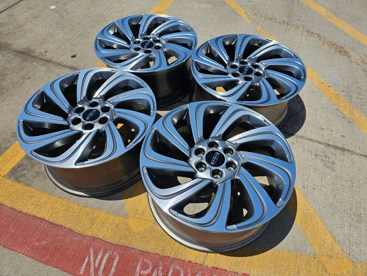 22" Lincoln Navigator OEM 10497 rims wheels Reserve 2022 2023 2024 2025 2026 Texas Truck Tire