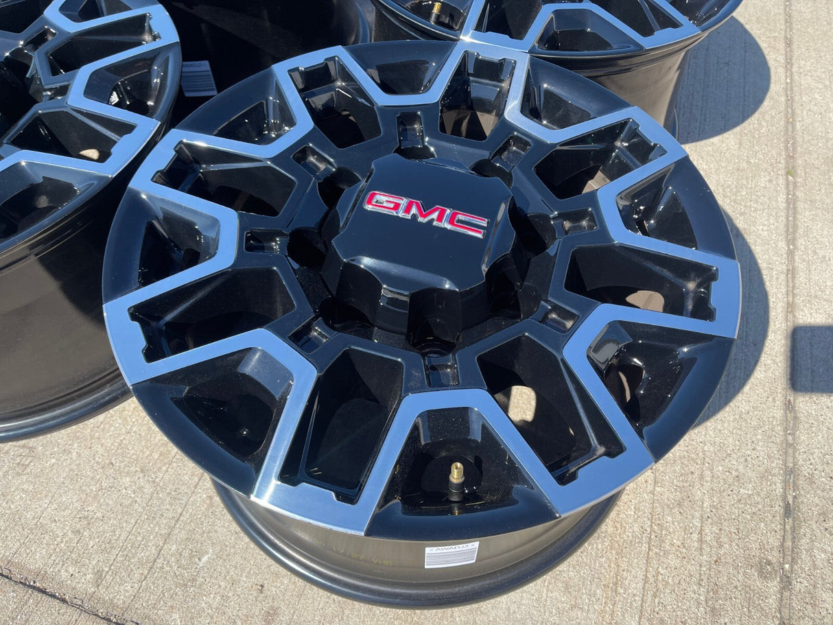 18" GMC Sierra AT4X Chevy Trail Boss 2500 OEM 14136 wheels rims 2025 2026 NEW Texas Truck Tire