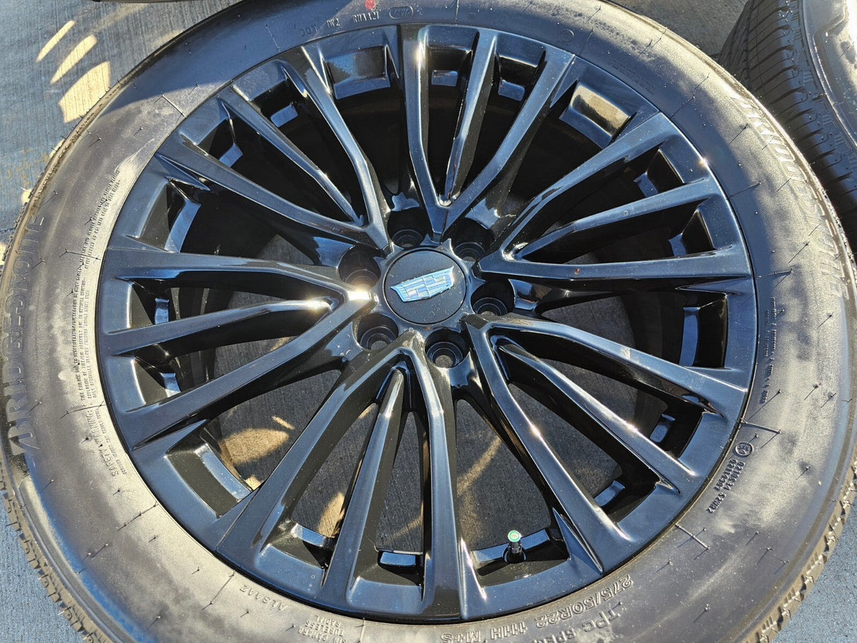 22" Cadillac Escalade V Platinum OEM 4883 95479 wheels rims 2024 2025 2026 NEW Texas Truck Tire