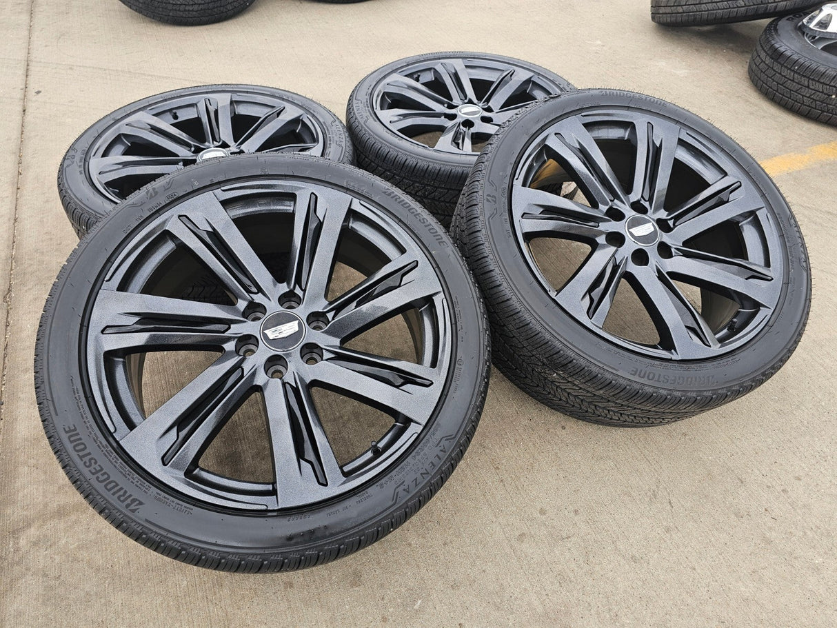 24" Cadillac Escalade V OEM wheels rims tires 2022 2023 2024 2025 2026 NEW Texas Truck Tire