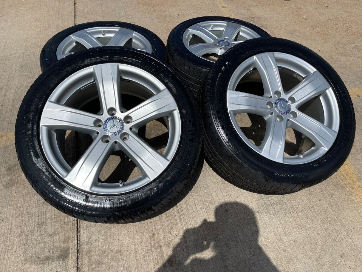 18" Mercedes OEM 85121 wheels rims tires S C E CLASS Texas Truck Tire