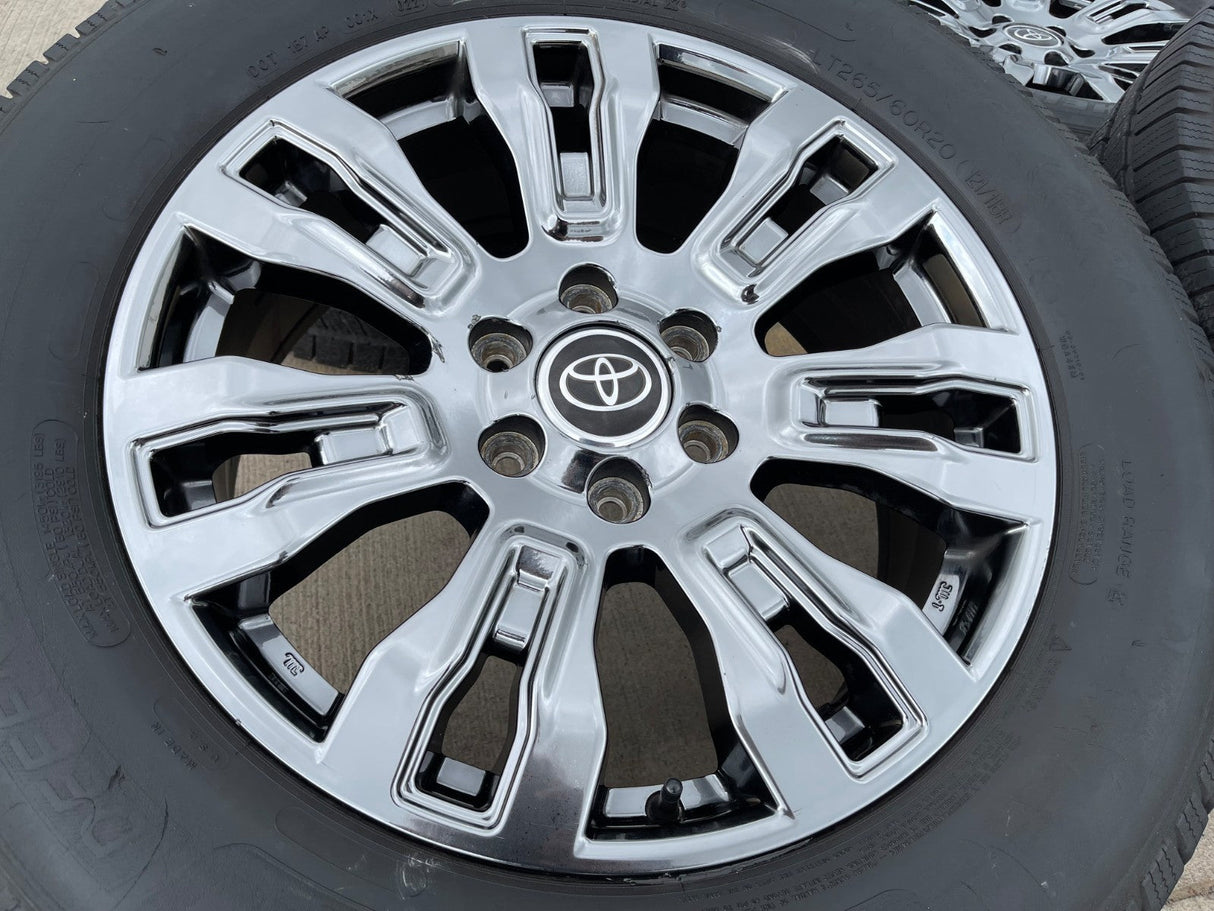 20" Nissan Titan XD OEM 62728 wheels rims tires CHROME DISCOUNTED Texas Truck Tire