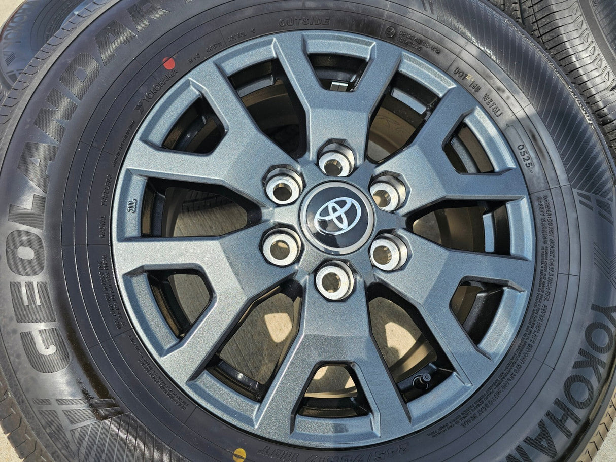 17" Toyota 4Runner Tacoma TRD OEM 94254 10637 wheels rims 2025 2026 NEW Texas Truck Tire