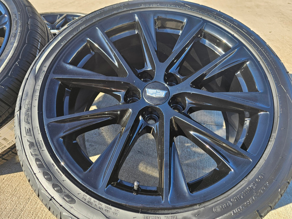 19" Cadillac CT5 CT5-V Platinum OEM 4840 wheels rims 84894843 2024 2025 2026 NEW Texas Truck Tire