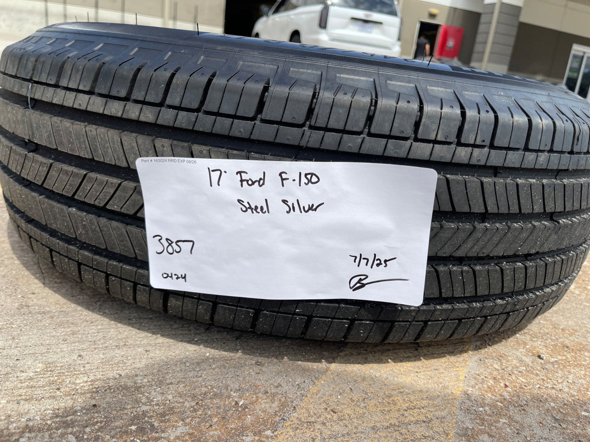17" Ford F-150 OEM rim wheel 3857 tire steel 2023 2024 2025 2026 MICHELIN NEW Texas Truck Tire