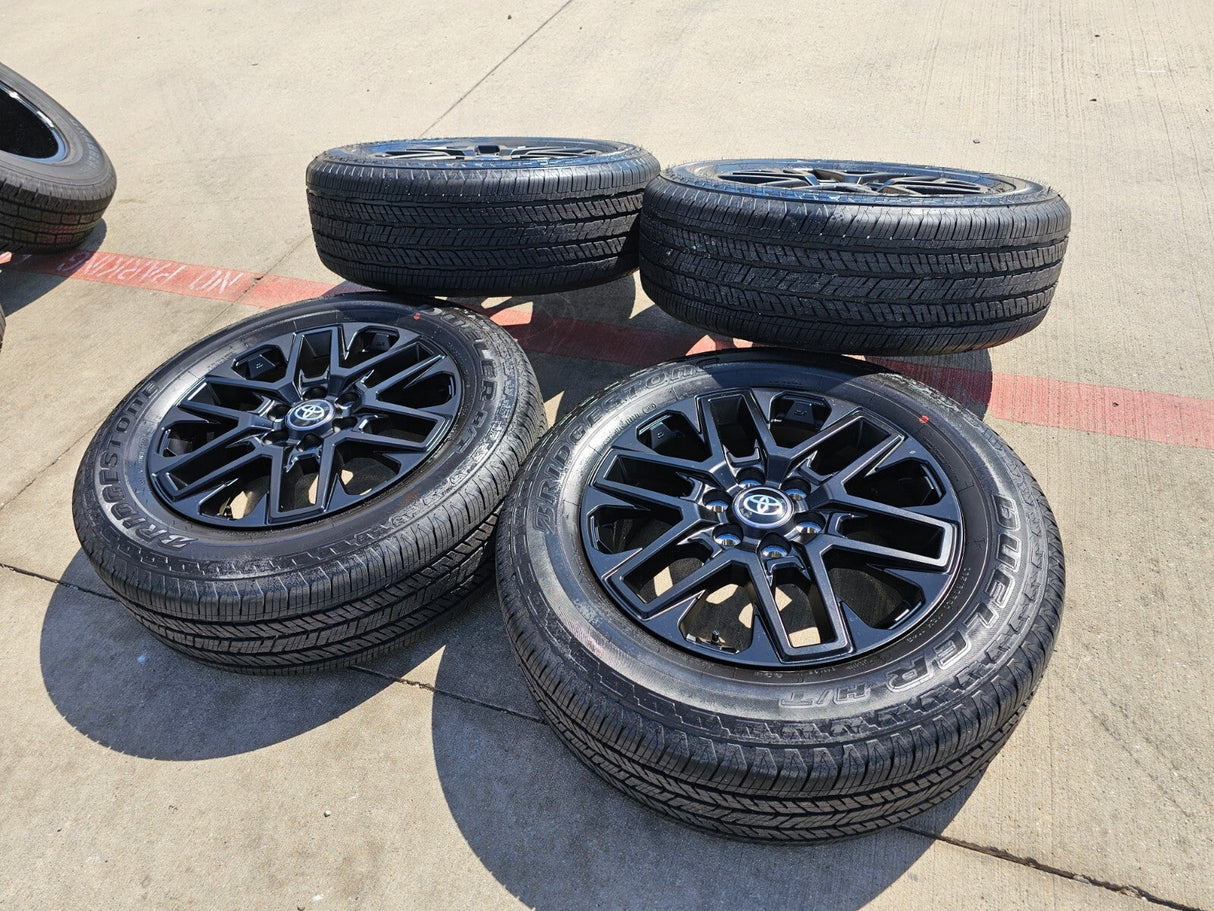20" Toyota Tundra TRD OEM wheels rims TSS 75276 95295 Sequoia 2024 2025 2026 NEW Texas Truck Tire