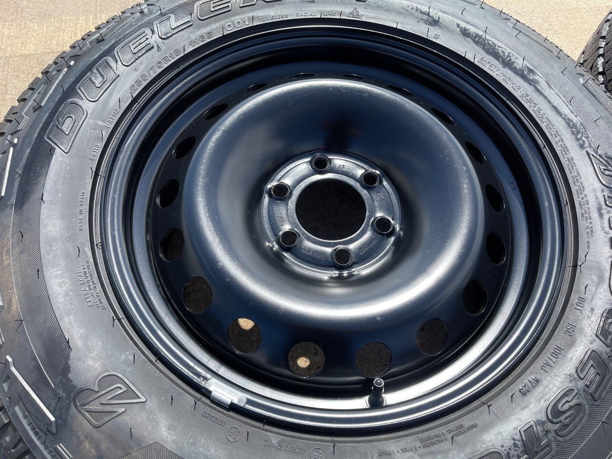 (1) 18" INEOS Grenadier OEM steel wheel rim tire 2024 2025 2026 NEW Texas Truck Tire