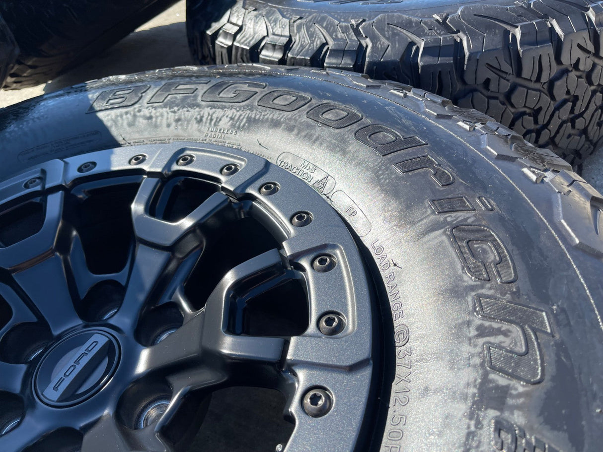 17" Ford F-150 Raptor Bronco R OEM BEADLOCK 51222 rims wheels 37" BFG Texas Truck Tire