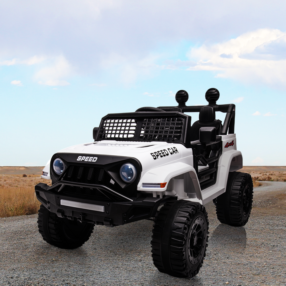Electric 4-Wheel Kids Ride-On Car with Remote Control - 12V Battery Powered