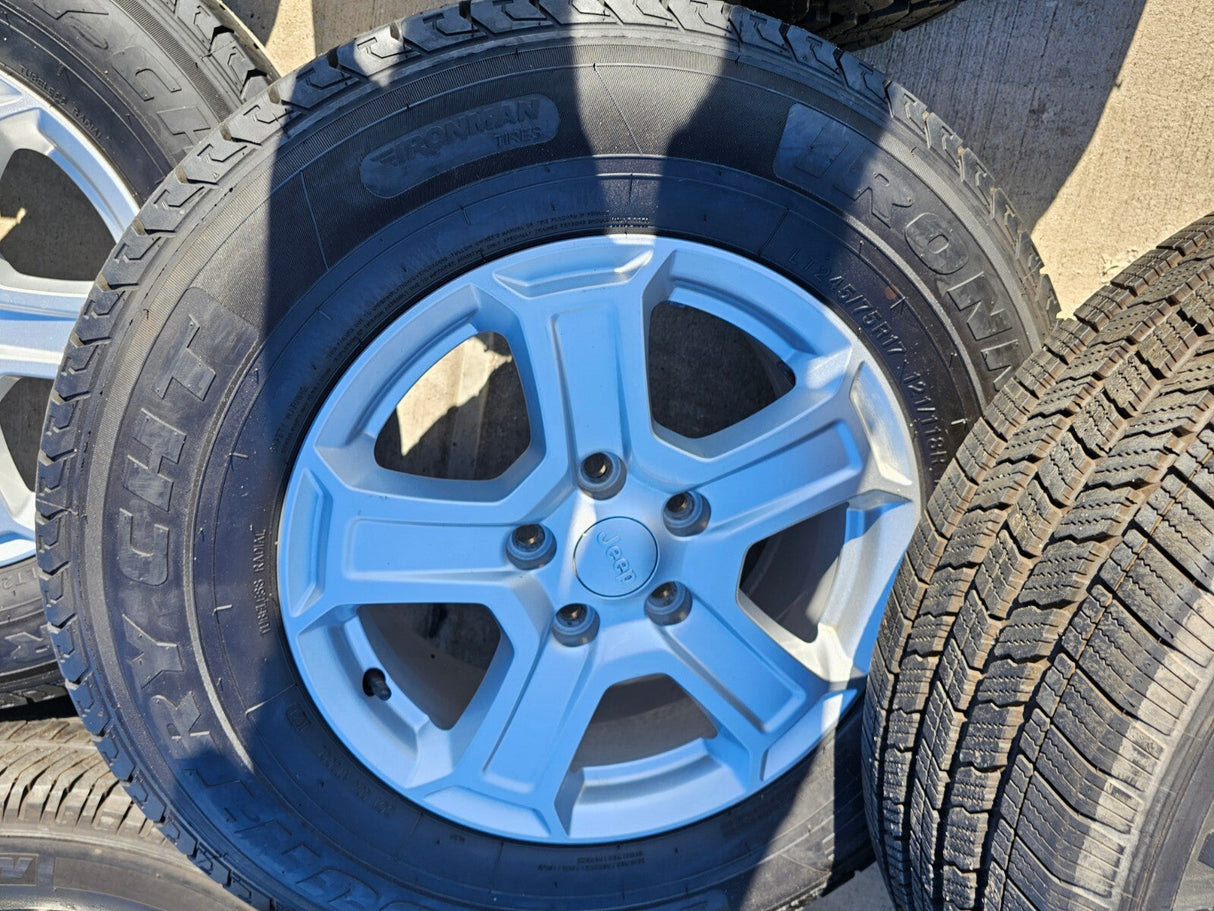 17" Jeep Wrangler Gladiator SPARE OEM 9216 wheel rim 2020 2021 2022 2023 2024 Texas Truck Tire