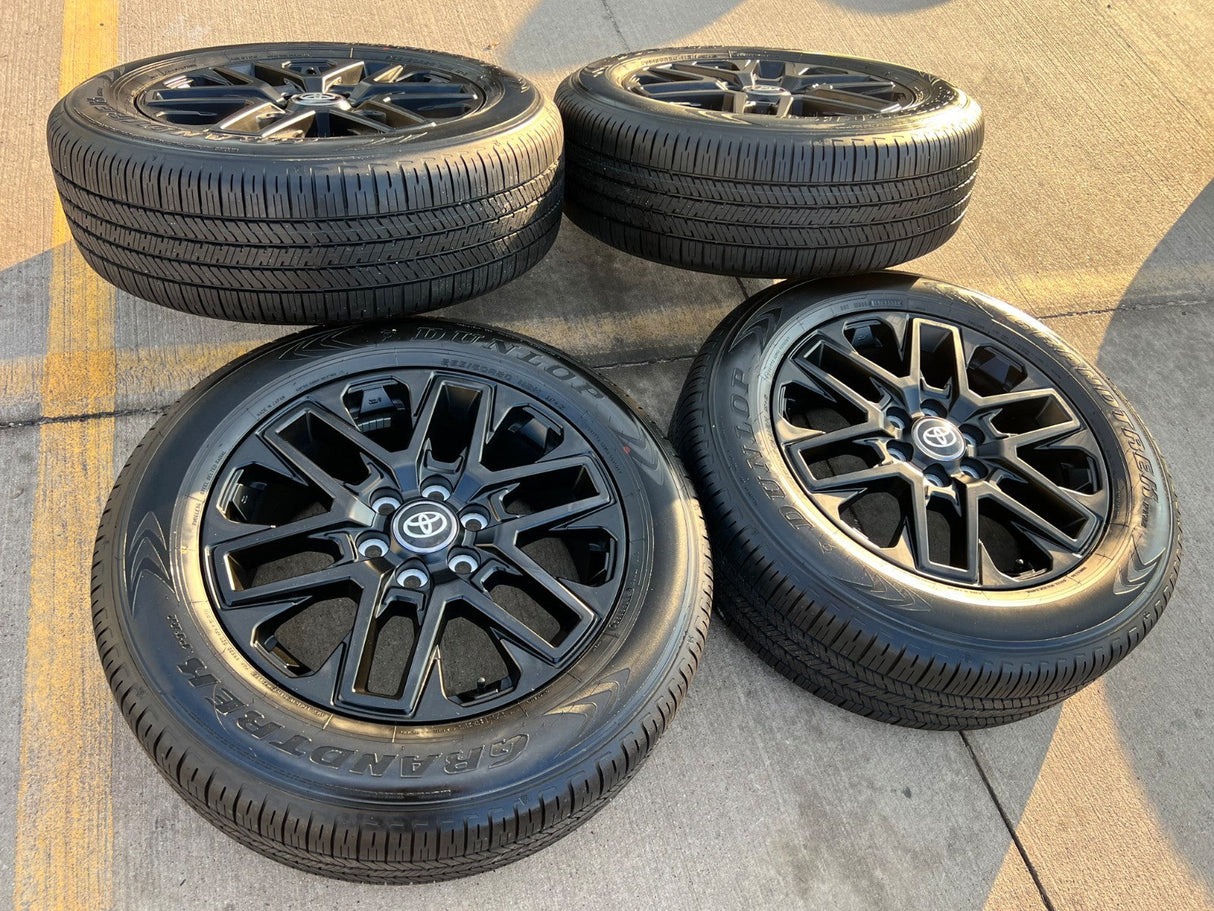 20" Toyota Tundra TRD OEM wheels rims TSS 75276 95295 Sequoia 2024 2025 2026 NEW Texas Truck Tire