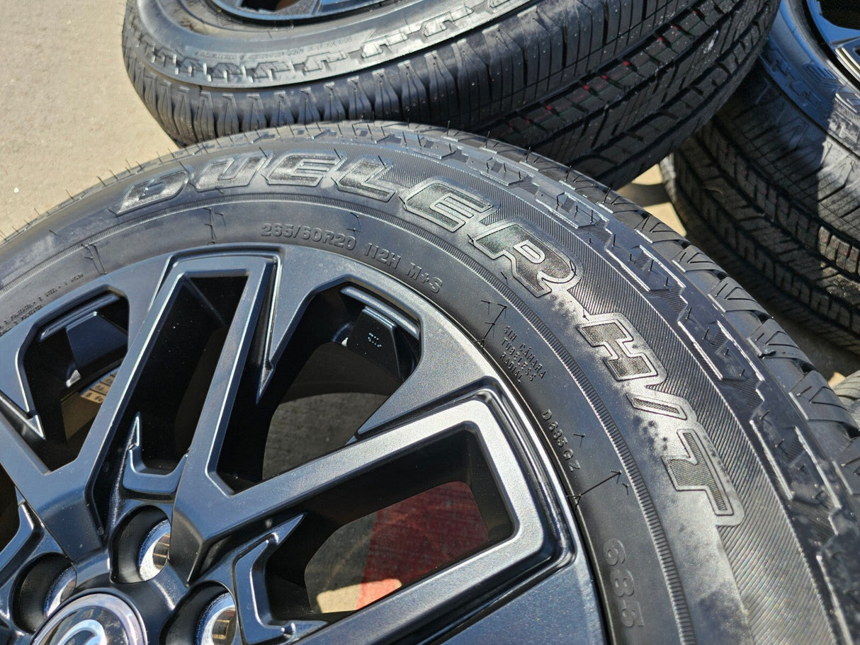 20" Toyota Tundra TRD OEM wheels rims TSS 75276 95295 Sequoia 2024 2025 2026 NEW Texas Truck Tire