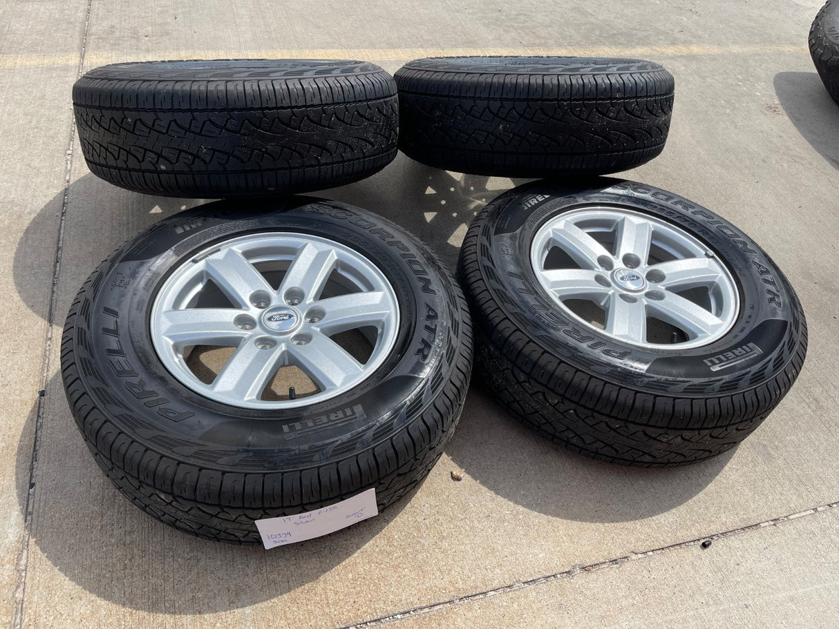 17" Ford F-150 Expedition OEM 10339 rims wheels 2023 2024 2025 2026 PIRELLI A/T Texas Truck Tire